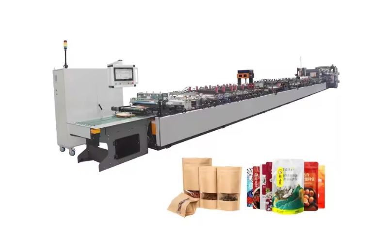 자동 평바닥 8면 밀봉 파우치 백 제조기 WSD-800F