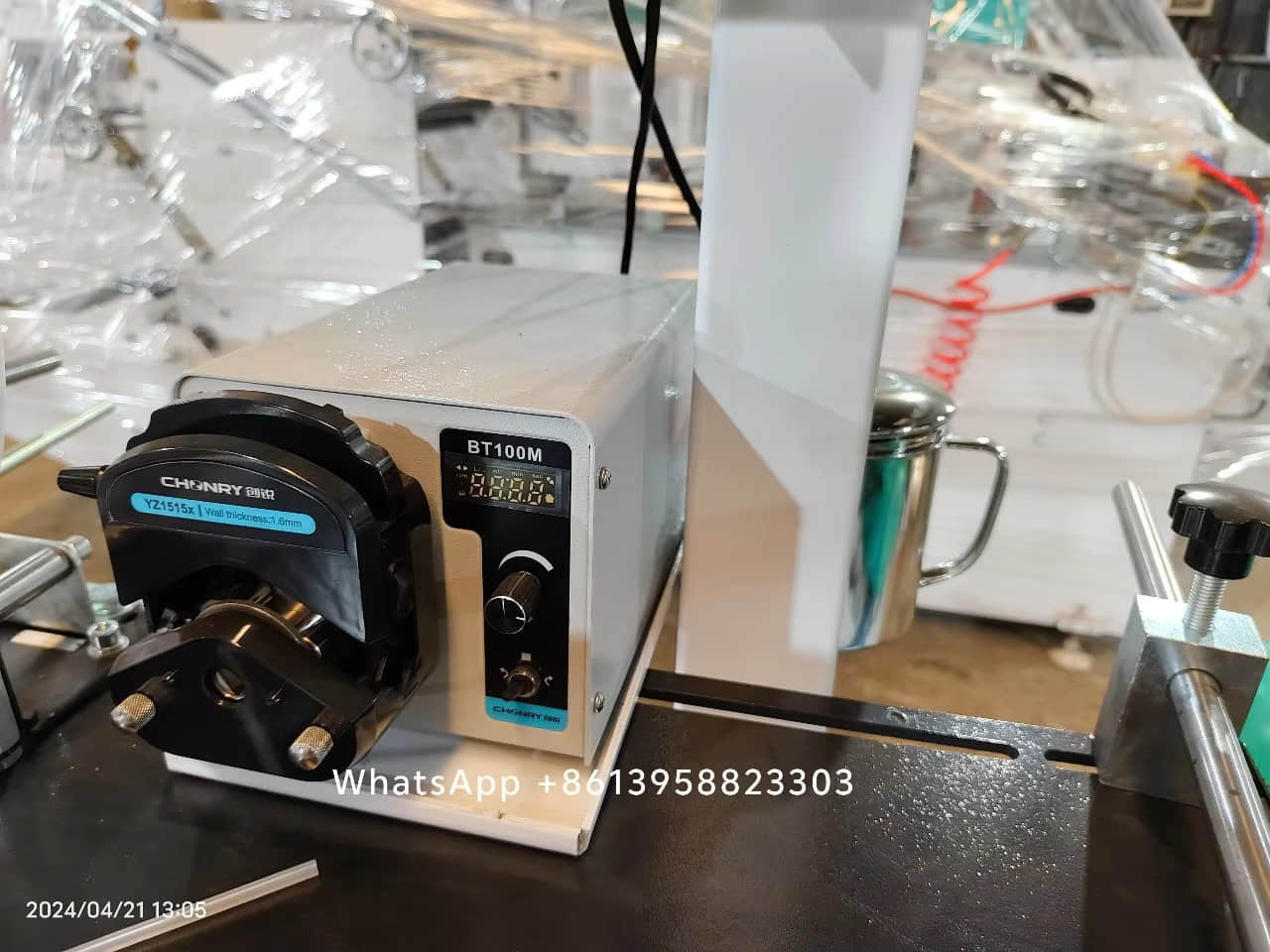 PVC 및 PET 수축 필름용 접착 라벨 슬리브 봉제기