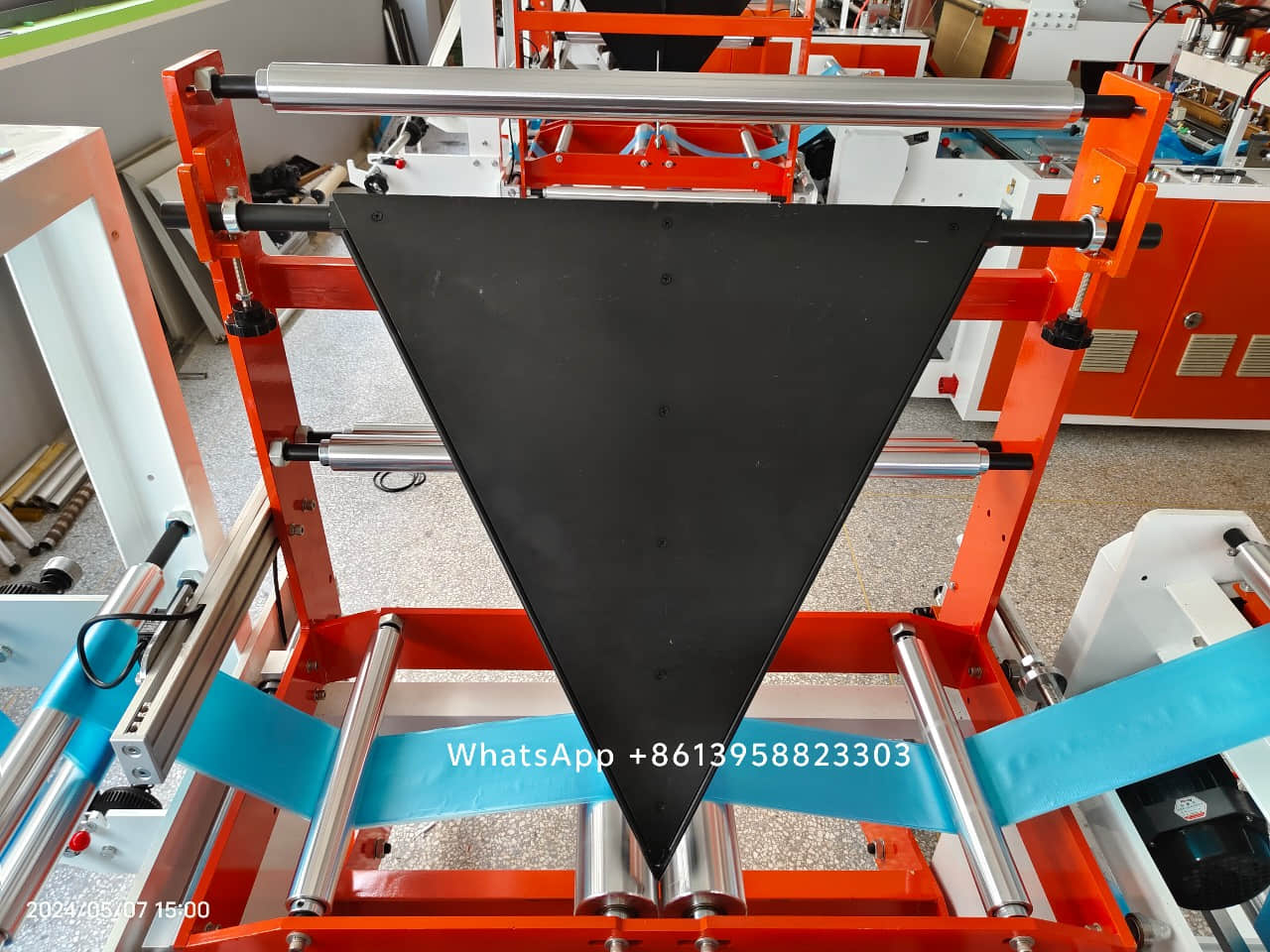 완전 자동 롤링 스타 밀봉 쓰레기 봉투 제조기 (무정지 생산 가능)