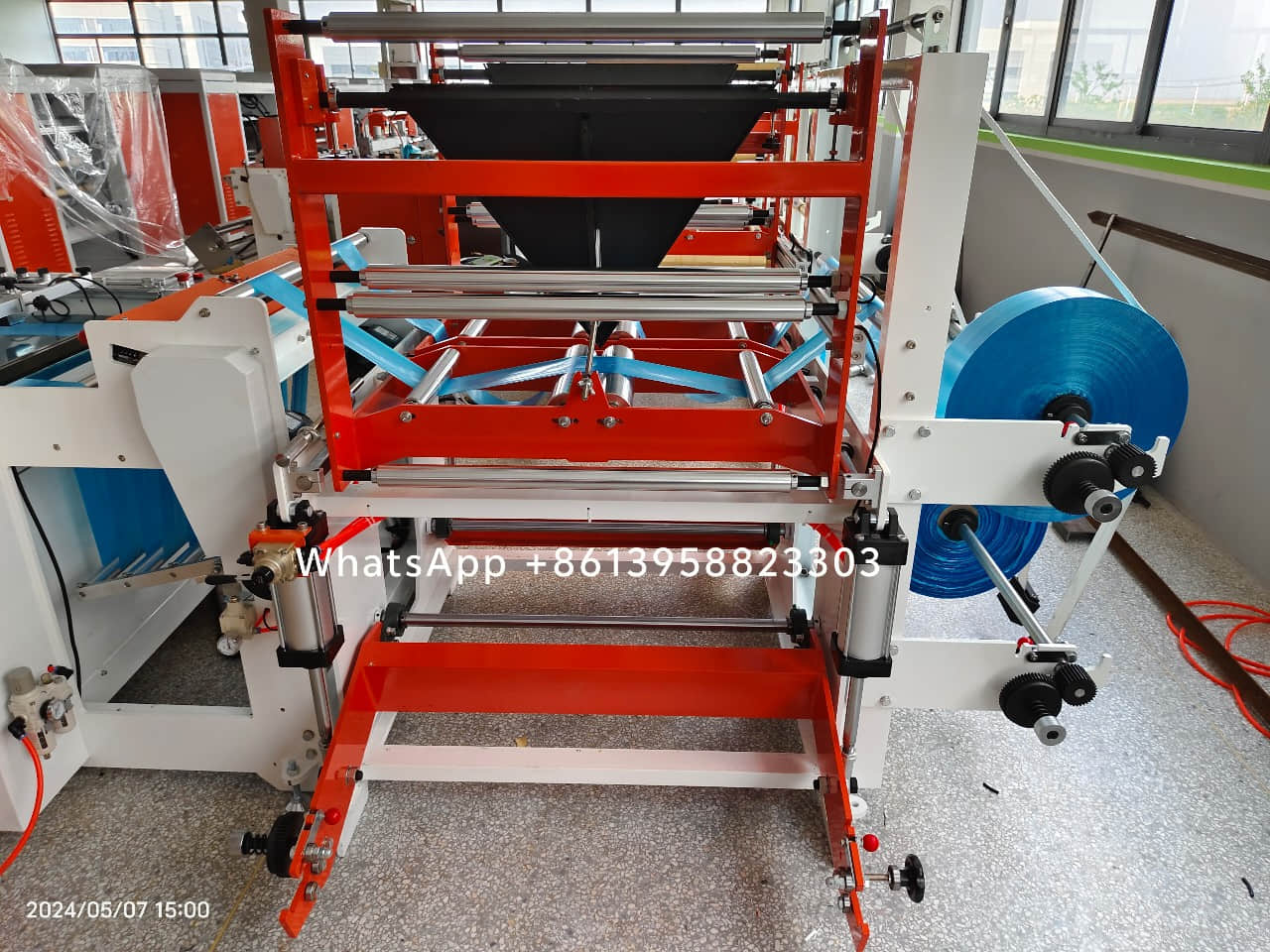 완전 자동 롤링 스타 밀봉 쓰레기 봉투 제조기 (무정지 생산 가능)