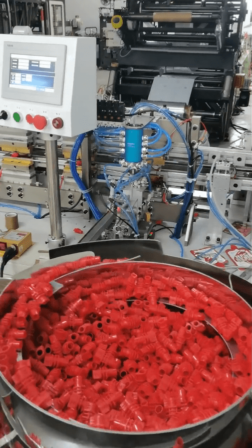 스탠드업 파우치 및 스파우트 패키지용 자동 스파우트 삽입 및 밀봉 용접기 스탠드업 파우치 및 스파우트 패키지용 자동 스파우트 삽입 및 밀봉 용접기