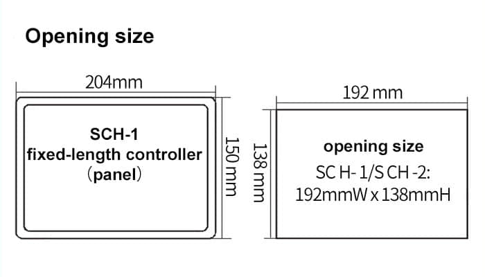 SCH-II 백 제조기 위치 컴퓨터 컨트롤러 디지털 고정 길이 스테퍼 모터 컨트롤러 SCH-II 백 제조기 위치 컴퓨터 컨트롤러 디지털 고정 길이 스테퍼 모터 컨트롤러